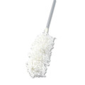  | Rubbermaid Commercial FGT12000GY00 HiDuster 51 in. Overhead Duster Handle with Angled Launderable Head - Gray/White image number 3