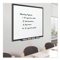 | Quartet 2547B 72 in. x 48 in. Classic Series Porcelain Magnetic Dry Erase Board - White Surface, Black Aluminum Frame image number 5