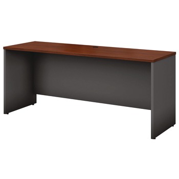 Bush WC24426 71.13 in. x 23.38 in. x 29.88 in. Series C Collection 72W Credenza Shell - Hansen Cherry