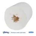 Kleenex 01320 Premiere 1-Ply 15 in. x 8 in. Center-Pull Towels - White (250-Piece/Roll, 4 Rolls/Carton) image number 1