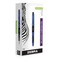 Office Jansan | Zebra 48320 Fine 0.6 mm Fountain Pen - Blue Ink, Black/Blue Barrel (1 Dozen) image number 0