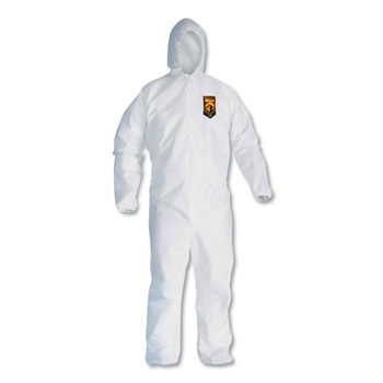 Ansell A20 Breathable Particle Protection Coveralls with Zip Closure - Triple Extra Large, White (20/Carton)