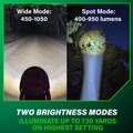 $99 and Under Sale! | Metabo HPT UB18DHQ4M 18V MultiVolt 1050 Lumen LED Lithium-Ion Cordless Handheld Spotlight (Tool Only) image number 6