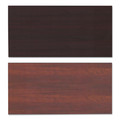 Office Jansan | Alera ALETT4824CM 47.63 in. x 23.63 in. Rectangular Reversible Laminate Table Top - Medium Cherry/Mahogany image number 1