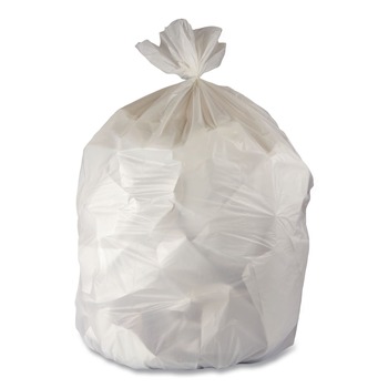 Heritage 40 in. x 48 in. 3 mil 45 Gallon Linear Low-Density Can Liners - Clear (75/Carton)