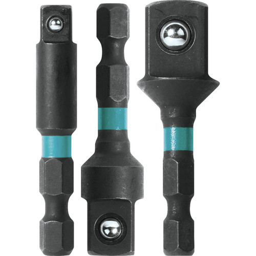 Drill Accessories | Makita A-97673 Makita ImpactX 3 Piece 2 in. Socket Adapter Set image number 0