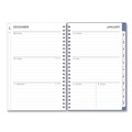 Calendars & Planners | Blue Sky BLS101579 8 in. x 5 in. 12-Month (Jan-Dec 2026) Lindley Weekly/Monthly Planner - White/Blue/Green Cover image number 2