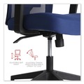 Office Chairs | Alera ALEWS42B27 17.32 in. to 21.1 in. Seat Height Mesh Back Task Chair Supports Up to 275 lb - Navy Seat/Navy Back image number 7