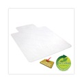  | Deflecto CM2E432F EconoMat 46 in. x 60 in. Lipped Flat Packed All Day Use Chair Mat for Hard Floors - Clear image number 6