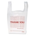 Bulk Savings Pricing 2 | Inteplast Group THW1VAL 11-1/2 in. x 21 in. Polyethylene Thank You Handled T-Shirt Bags - White (900/Carton) image number 0