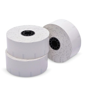 PM Company ICX90230205 1.57 in. x 375 ft. Sticky Media - White (12 Rolls/Carton)