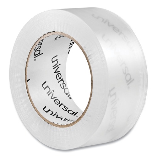 Office Jansan | Universal UNV73000 Quiet Acrylic 1.88 in. x 3 in. x 110 yds. Box Sealing Tape - Clear (6/Pack) image number 0