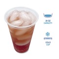 Food Service | Boardwalk BWKTRANSCUP20PK 20 oz. Translucent Plastic Cold Cups - Clear (50/Pack) image number 4