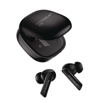 Morpheus 360 Nemesis ANC Wireless Noise Cancelling Earbuds - Black