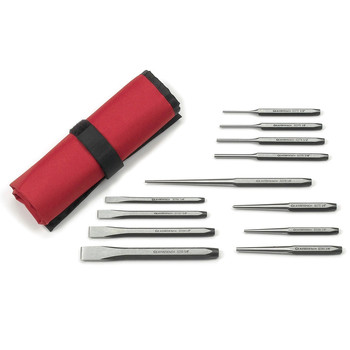 GearWrench 82305 12-Piece Punch & Chisel Set