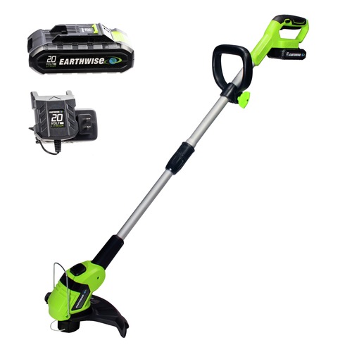 String Trimmers | Earthwise LST02010 20V Lithium-Ion 10 in. Cordless String Trimmer Kit (2 Ah) image number 0