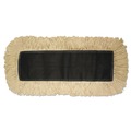 Mops | Boardwalk BWK1618 18 in. x 5 in. Disposable Cotton Dust Mop Head image number 0