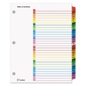  | Cardinal 60118 31 Tab 1 - 31 Letter Traditional Onestep Index System - Multicolor (31/Set) image number 0
