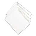 Customer Appreciation Sale - Save up to $60 off | Avery 82227 Preprinted Legal Exhibit 10-Tab '29-ft Label 11 in. x 8.5 in. Side Tab Index Dividers - White (25-Piece/Pack) image number 1