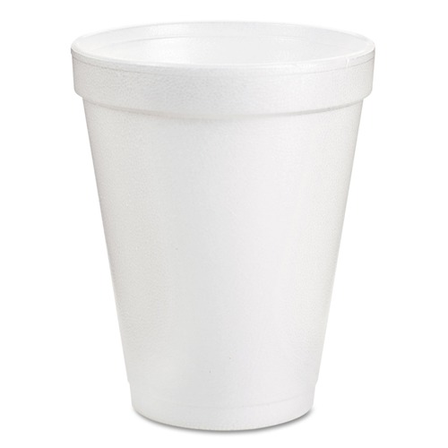 Dart 8J8 J Cup 8 oz. Insulated Foam Cups - White (25-Piece/Pack) image number 0