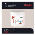 Toilet Paper | WypAll 05841 875/Roll L30 Wipers Jumbo Roll - White image number 1
