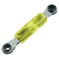 Ratcheting Wrenches | Klein Tools KT223X4-INS 4-in-1 Lineman's Insulating Box Wrench image number 3