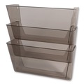  | Deflecto 73502RT DocuPocket 3 Sections 3-Pocket 13 in. x 7 in. x 20 in. File Partition Set - Letter Size, Smoke (3/Set) image number 5