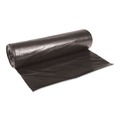 Trash Bags | Boardwalk H8647HKKR01 56 Gallon 0.6 mil 43 in. x 47 in. Low-Density Waste Can Liners - Black (100/Carton) image number 0