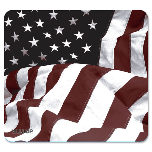 Office Jansan | Allsop 29302 Naturesmart 8.5 in. x 8 in. American Flag Design Mouse Pad image number 0
