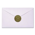Office Jansan | Geographics 20014 Self-Adhesive 2 in. Embossed Seals - Gold (20/Sheet, 5 Sheets/Pack) image number 2