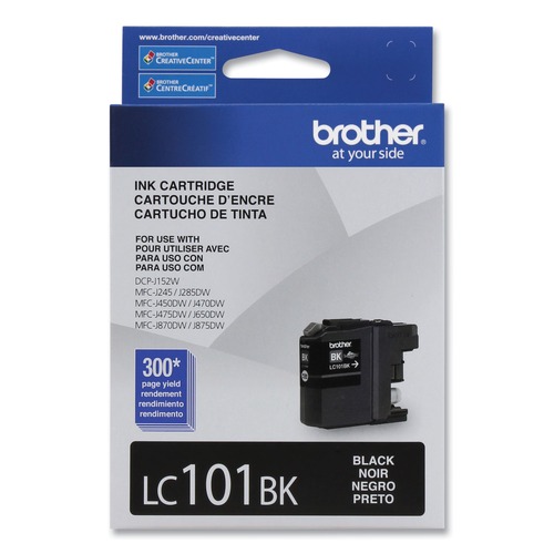 Bulk Savings Pricing 2 | Brother LC101BK LC101BK Innobella 300 Page-Yield Ink - Black image number 0