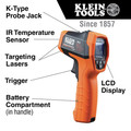 Detection Tools | Klein Tools IR10 20:1 Dual-Laser Infrared Thermometer image number 1