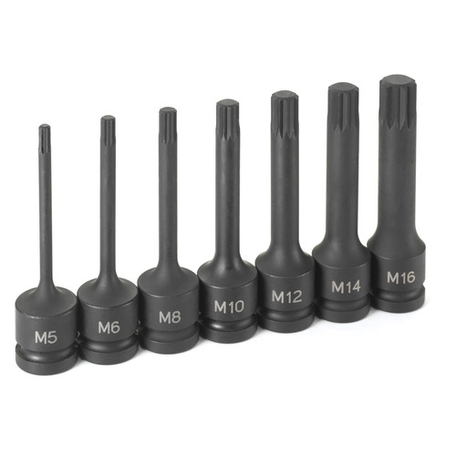 Sockets | Grey Pneumatic 1347S 7-Piece 1/2 in. Drive 4 in. Triple Square Impact Socket Set image number 0