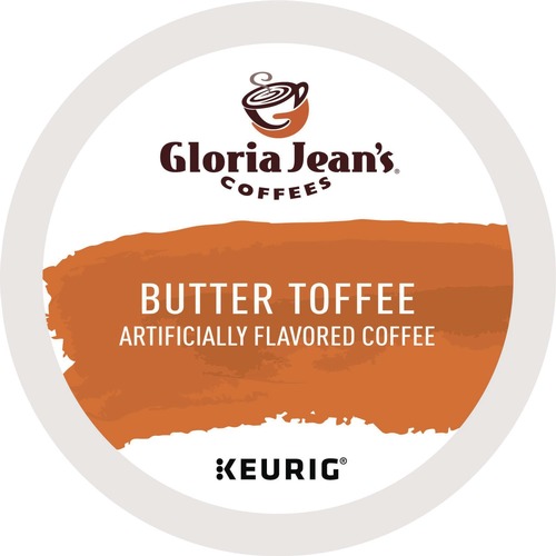 Office Jansan | Gloria Jean's 5000330066 Coffee K-Cups - Butter Toffee (24/Box) image number 0