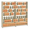  | Tennsco 128848AC 48 in. x 12 in. x 88 in. Steel Snap-Together 7-Shelf Closed Add-On Unit - Sand image number 2