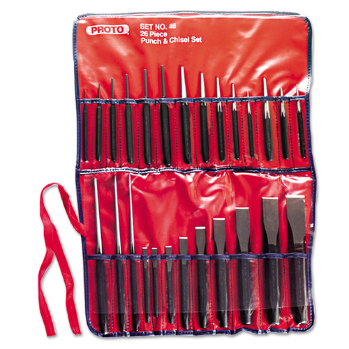 Chisels | Proto J46 26-Piece 17 Punch Capacity English Punch and Chisel Set image number 0