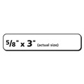 Office Jansan | Avery 06577 Durable 0.63 in. x 3 in. Permanent ID Labels with TrueBlock Technology - White (32/Sheet, 50-Sheet/Pack) image number 1