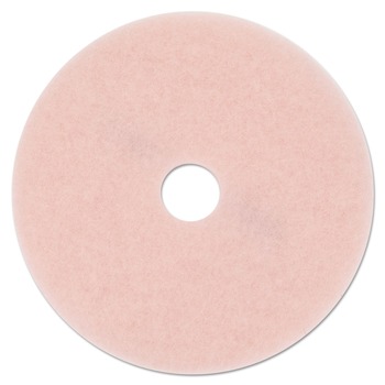 3M Eraser 27 in. Burnishing Floor Pads - Pink (5/Carton)