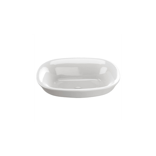TOTO LT480G#01 Maris Vessel/Above Counter Porcelain 15.16 in. x 19.5 in. Round Bathroom Sink (Cotton White) image number 0