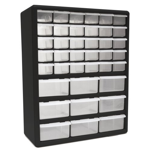 Tool Storage Accessories | Homak HA01039001 14-3/4 in. 39 Drawer Plastic Parts Organizer image number 0