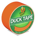 Packing Tapes | Duck 1265019 1.88 in. x 15 yards 3 in. Core Colored Duct Tape - Neon Orange (1-Roll) image number 0