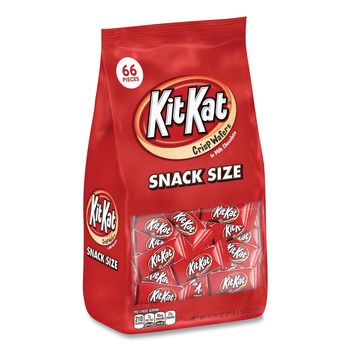 Kit Kat 22444 32.34 oz. Bag Crisp Wafers in Milk Chocolate - Snack Size