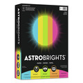 Office Jansan | Astrobrights 99608-01 24 lbs. Bond Weight 8.5 in. x 11 in. Color Paper - "Bright" Assortment (500/Pack) image number 1