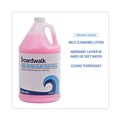 Hand Soaps | Boardwalk 1807-04-GCE00 1 Gallon Cherry Scent Mild Cleansing Pink Lotion Soap (4/Carton) image number 7