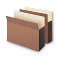Office Jansan | Smead 73264 3-1/2 in. Expansion Straight Tab File Pocket - Manila/Redrope (10/Box) image number 2