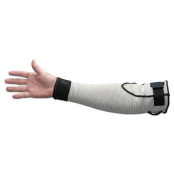 Ansell G60 Level 5 Cut Resistant One Size Fits All Sleeves - Salt and Pepper (24/Carton)