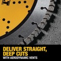Clearance Center | Dewalt DW47434 14 in. XP4 Reinforced Concrete Segmented Diamond Blade image number 4