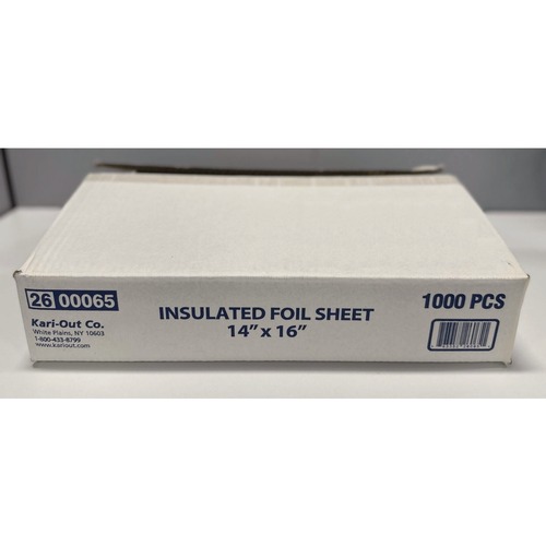Food Service | Kari-Out 2600065 16 in. x 14 in. Food Wrap (1000/Carton) image number 0