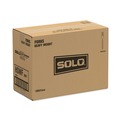 Food Service | SOLO HSWF-0007 Impress Heavyweight Full-Length Polystyrene Plastic Cutlery Fork - White (1000/Carton) image number 0