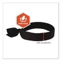 Cooling Gear | Ergodyne 12332 Chill-Its 6700 One Size Fits Most Cooling Bandana Polymer Tie Headband - Black image number 6